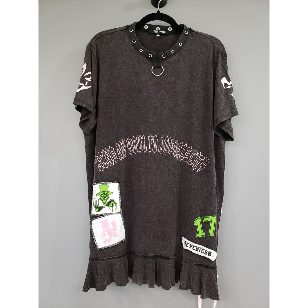 NEW SIZE XS INSANE CLOWN POSSE JUGGALO ICP DRESS‎ DOLLS KILL GOTHIC